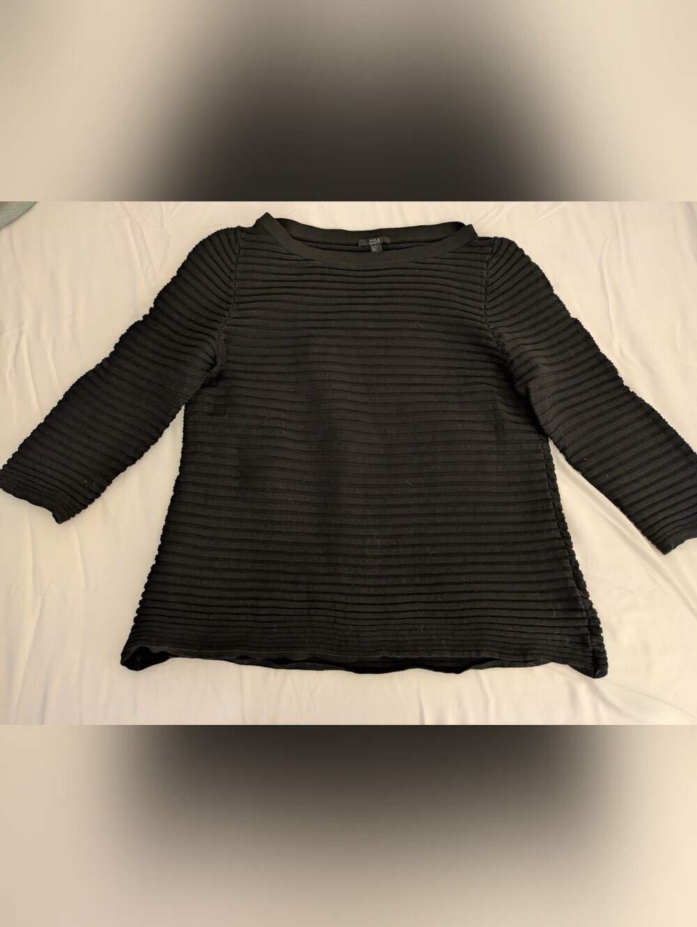 COS Black Knit Sweater M